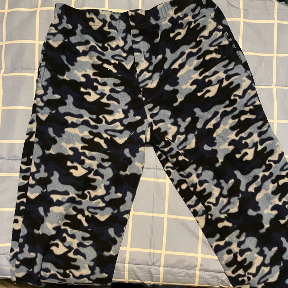 Blue camuflaje pijamas